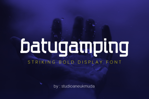 Batugamping: A Bold Display Font for Editorial Impact