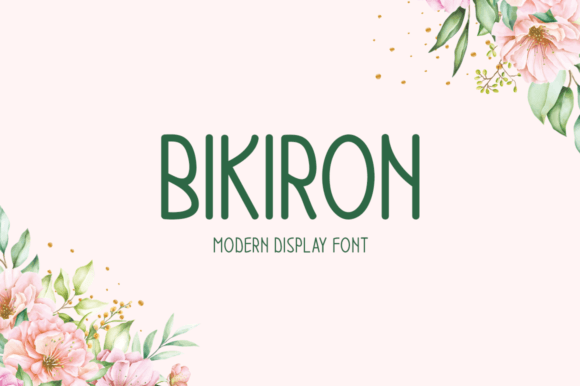 Bikiron: A Bold, Warm Display Font That Earns Its Space