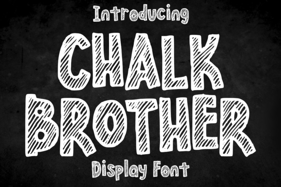 Chalk Brother: A Playful, Polished Display Font for Small Brands
