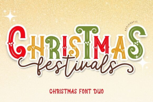 Christmas Festivals Duo: A Display Font That Builds Brand Trust