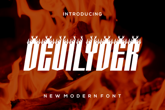 Devilyder: A Bold, Unapologetic Display Font