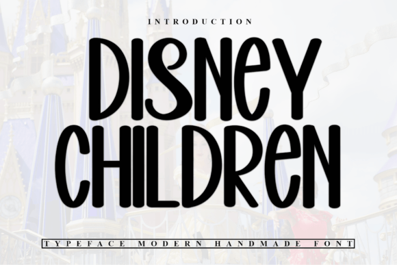 Disney Children: A Festive Display Font for Joyful Web Moments