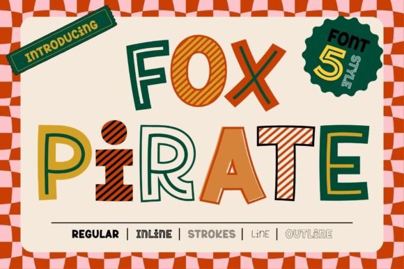 Fox Pirate: A Playful Display Font for Editorial Charm
