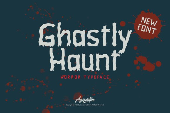 Ghastly Haunt: A Display Font That Sets the Mood—Thoughtfully