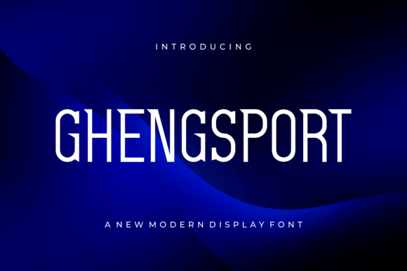 Ghengsport: A Sleek Display Font That Delivers Style Without Sacrifice