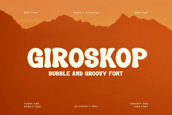 Giroskop: A Bold, Authentic Display Typeface for Editorial Identity