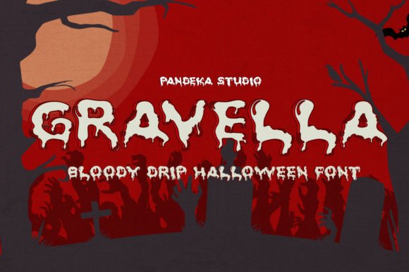 Gravella: A Spooky Display Font That Works on Real Websites