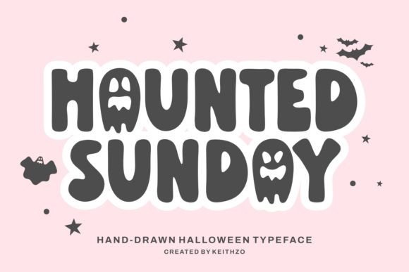Haunted Sunday: A Playful Yet Polished Display Font for Small Brands