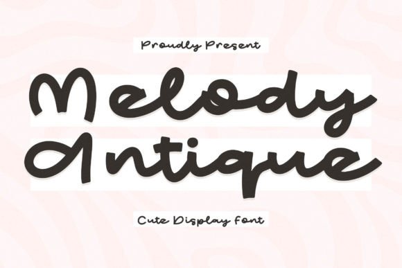 Melody Antique: A Whimsical Display Font for Thoughtful Branding