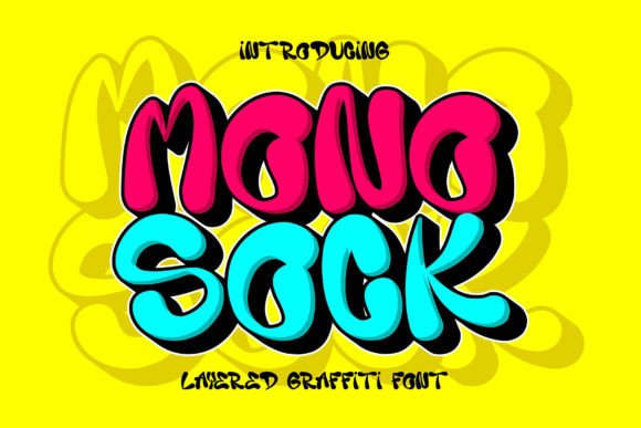 Monosock: A Bold Display Font for Creative Digital Brands