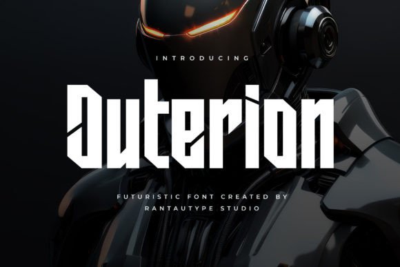 Outerion: A Futuristic Display Font for Editorial Impact
