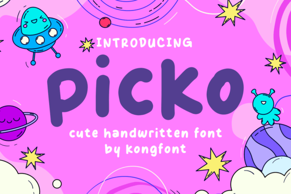 Picko Display Font: Playful, Bold & Perfect for Handmade Labels