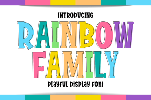 Rainbow Family: A Display Font That Builds Brand Trust
