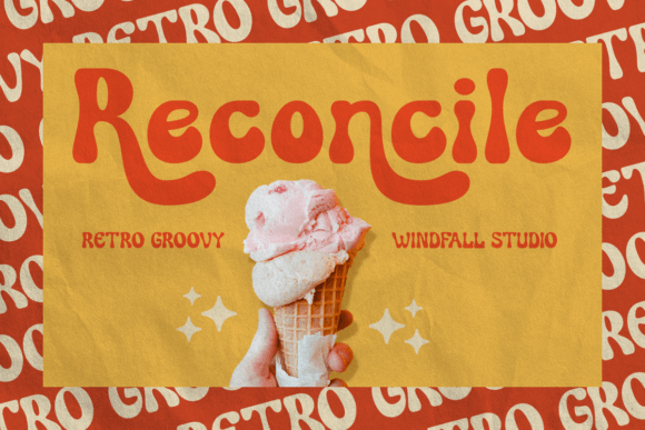 Reconcile: A Retro-Groovy Display Font That Actually Works