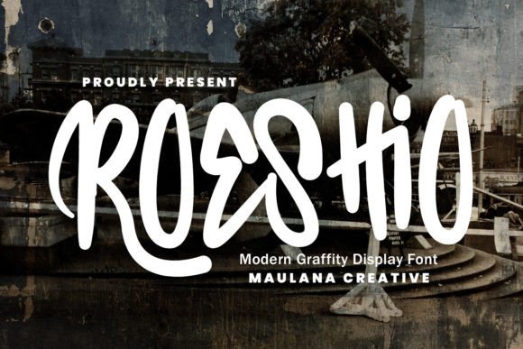 Roeshio: A Bold Display Font That Adds Street-Smart Style to Your Brand