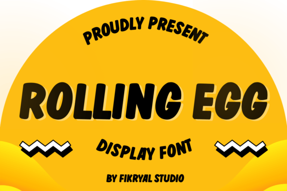 Rolling Egg: A Handwritten Display Font That Makes Your Headlines Move