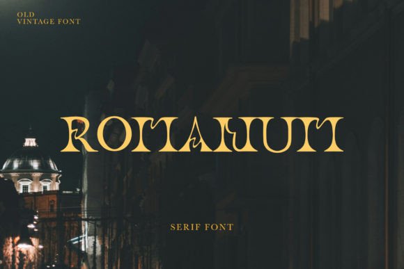 Romanum: A Modern Serif Font That Elevates Handmade Design
