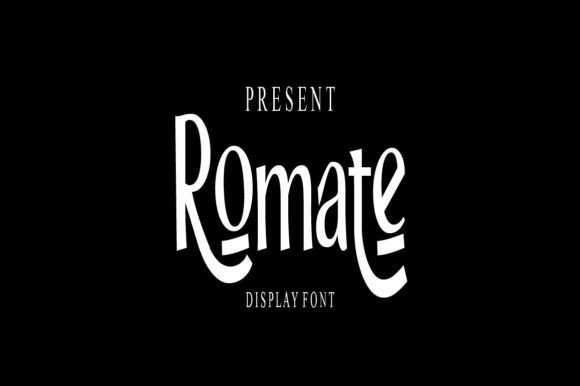Romate: A Display Font for Editorial Elegance