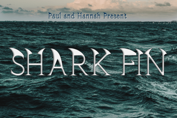 Shark Fin Font: Bold, Playful Display Type for Handmade Labels & Printables
