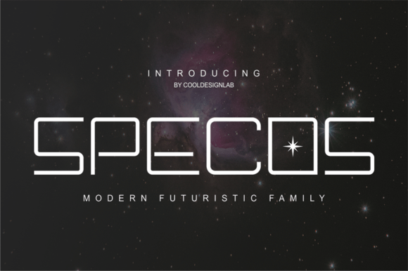 Specos: A Bold Display Typeface for Modern Web Design
