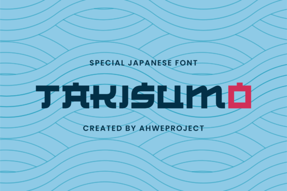 Takisumo: A Display Font That Captures Japanese Aesthetic for Bold Branding