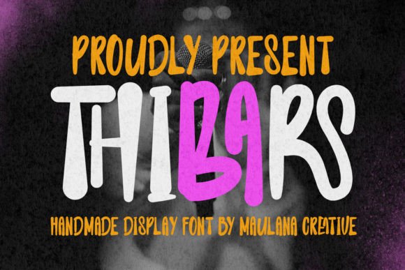 Thibars: A Handmade Display Font That Brings Warmth to Digital Branding