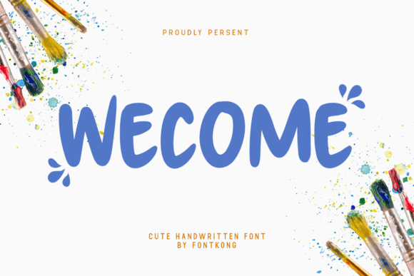 Wecome: A Display Font That Feels Like Childhood, Refined