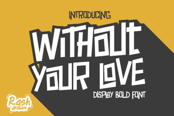 Without Your Love: A Playful Serif Font That Elevates Real Small Business Branding